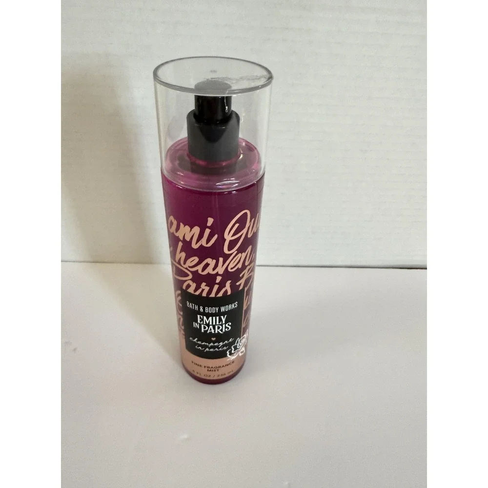 Bath & Body Works Emily In Paris Fragrance Mist‎ 8oz Champagne Spritz Elderberry
